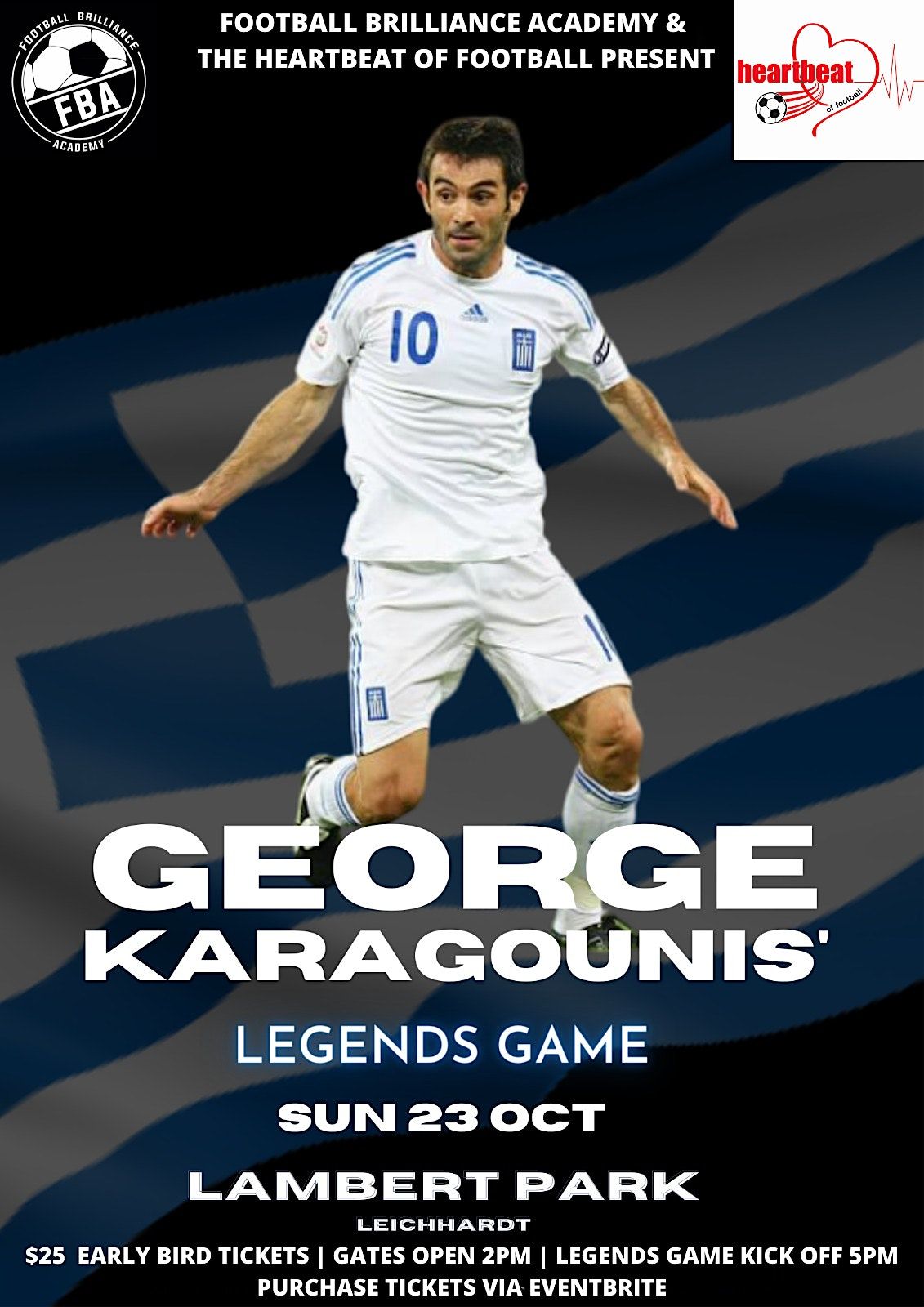 GEORGE KARAGOUNIS LEGENDS CHARITY GAME