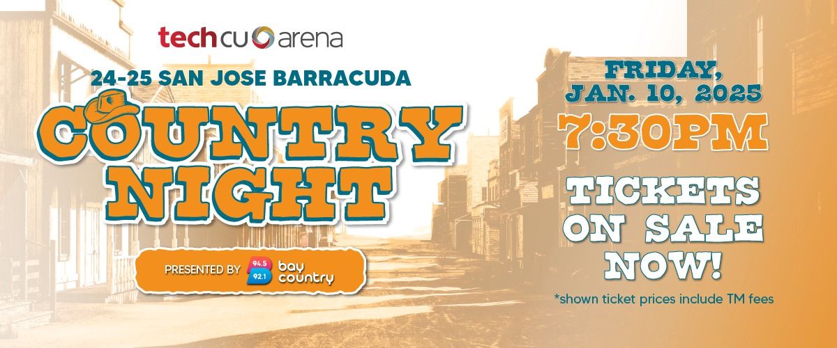 (Country Night) San Jose Barracuda vs Bakersfield Condors