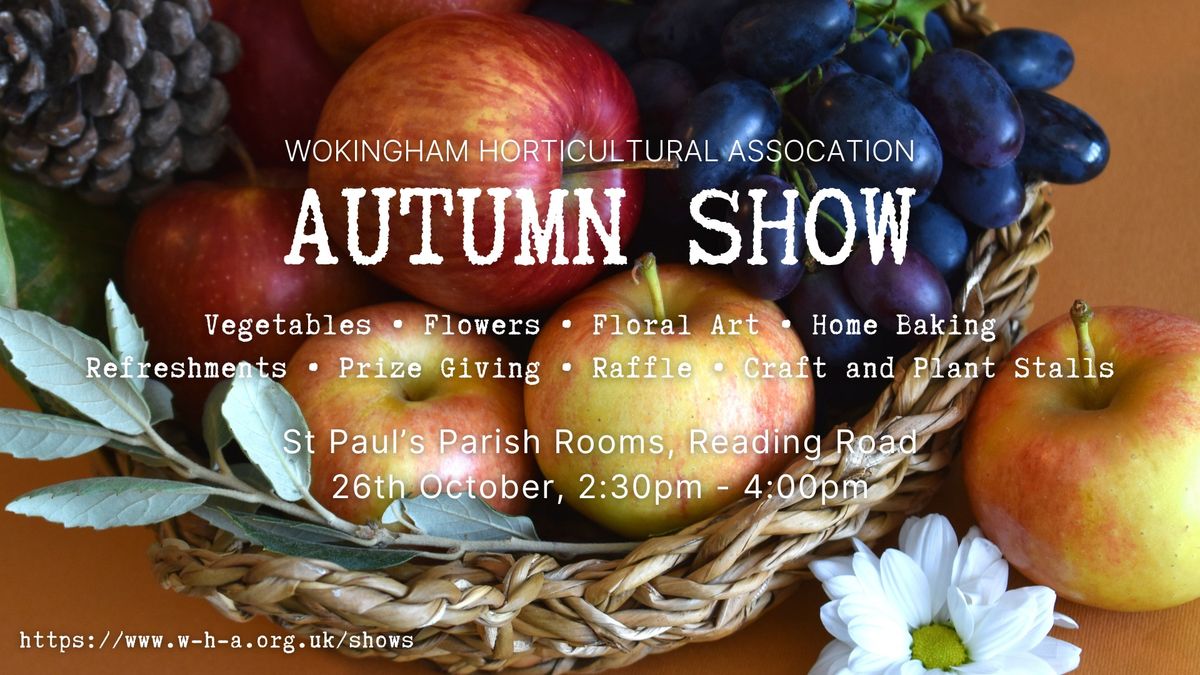 \ud83c\udf41\ud83c\udf42 WHA Autumn Show \ud83c\udf42\ud83c\udf41