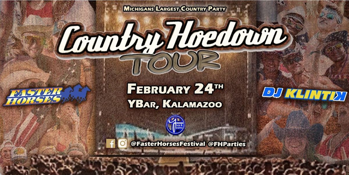 Country Hoedown Tour 2023, Ybar & Bistro, Kalamazoo, 24 February to 25