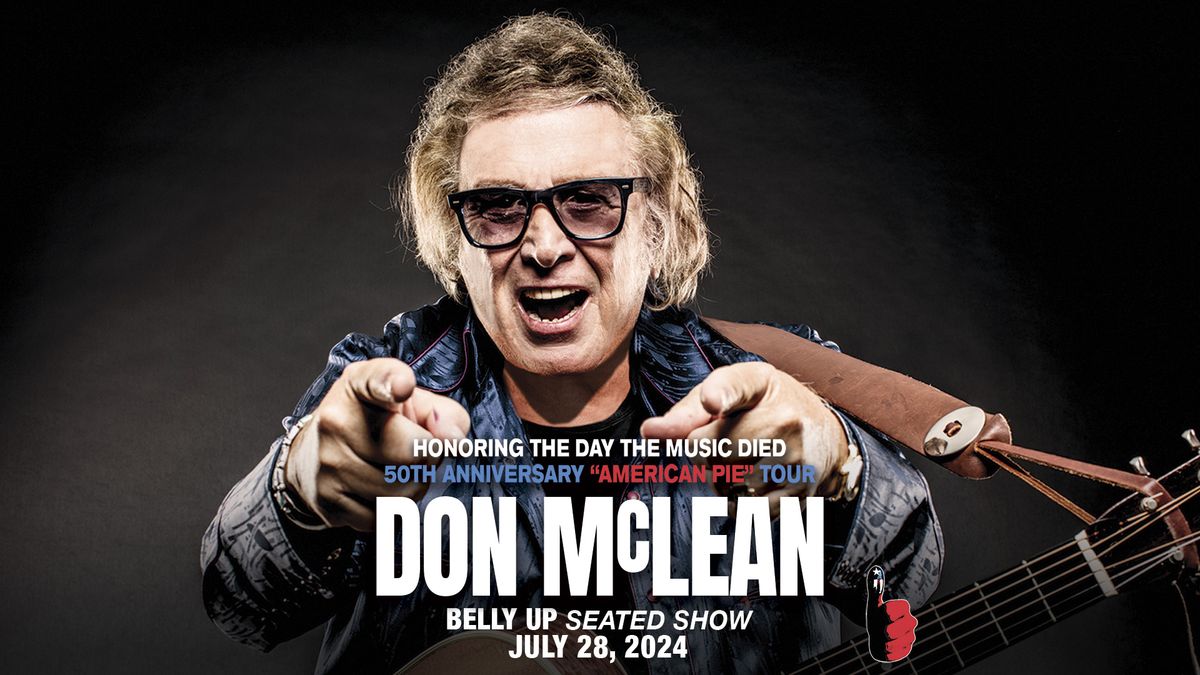 Don McLean (seated show)