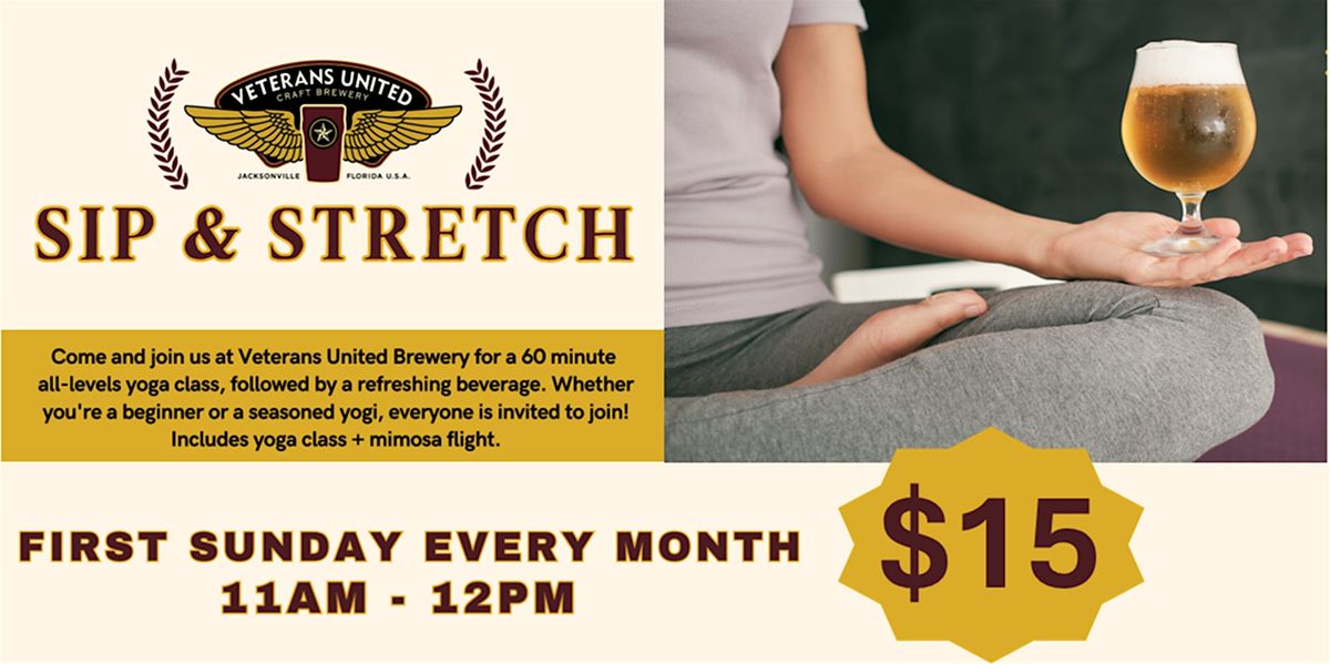 SIP & STRETCH BREWERY YOGA