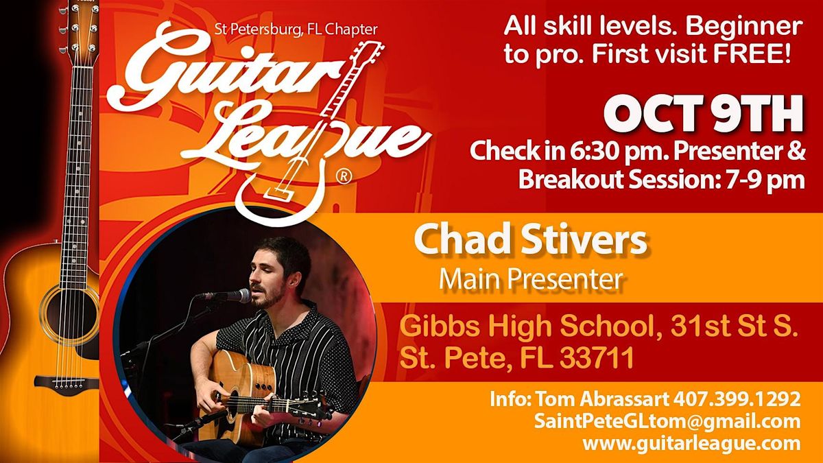 Chad Stivers at Guitar League Saint Petersburg Chapter October 9, 2024!