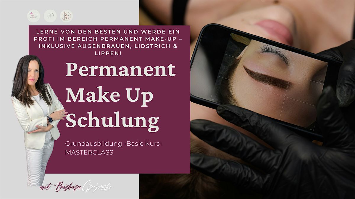 Permanent Make Up Kurs Basisausbildung f\u00fcr Anf\u00e4nger. PMU Grundausbildung