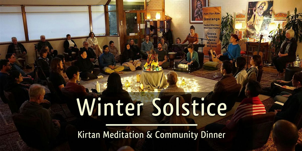 Winter Solstice Kirtan Meditation (with Vegan Dinner)