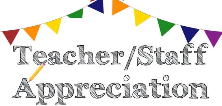 Teacher & Staff Appreciation Week