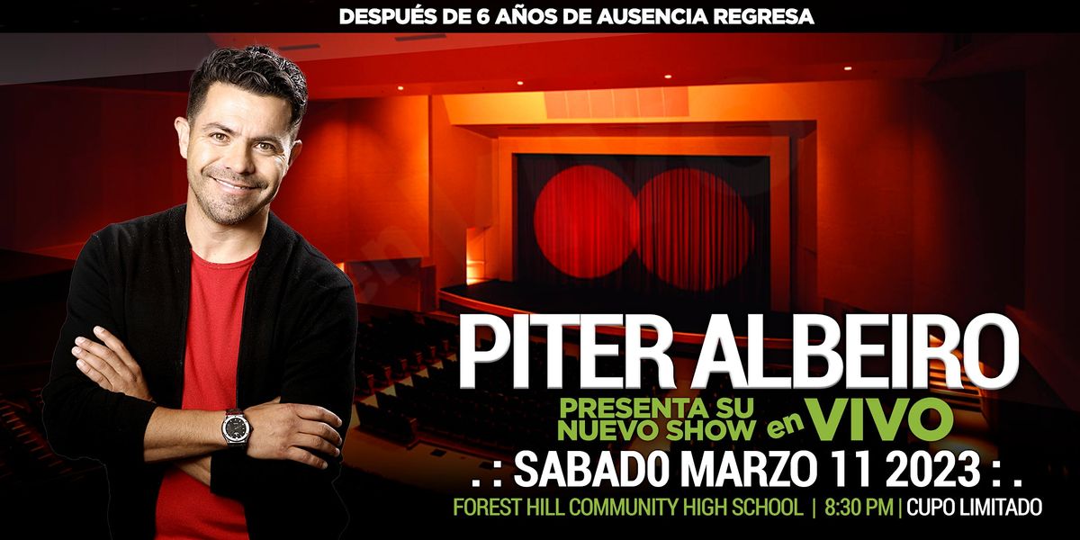 .:PALM BEACH:. Piter Albeiro Presenta Su Nuevo Show en VIVO