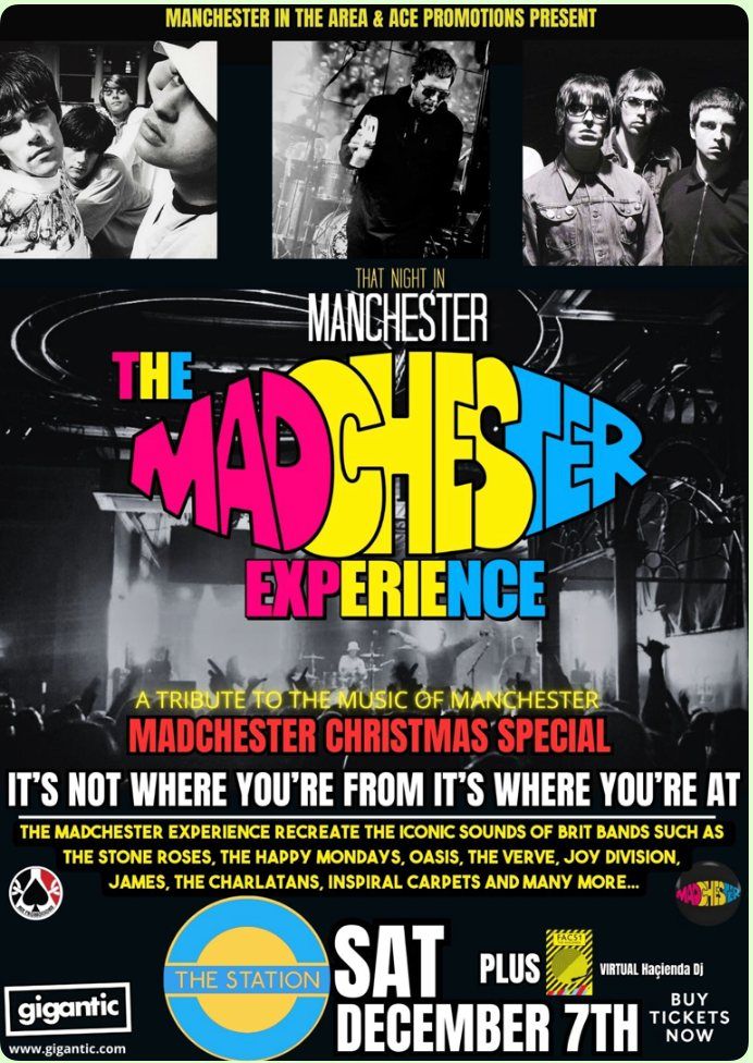 The Madchester Experience Xmas Party