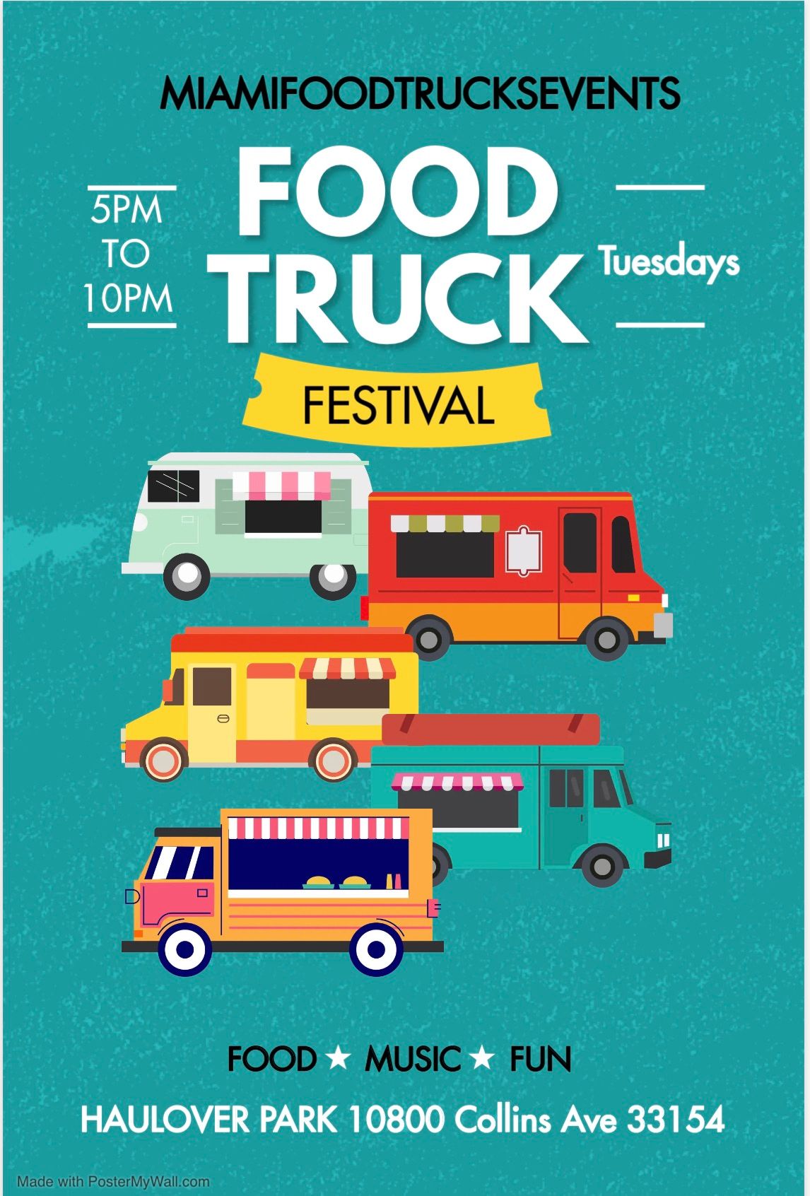 Food Trucks Tuesdays At Haulover Park