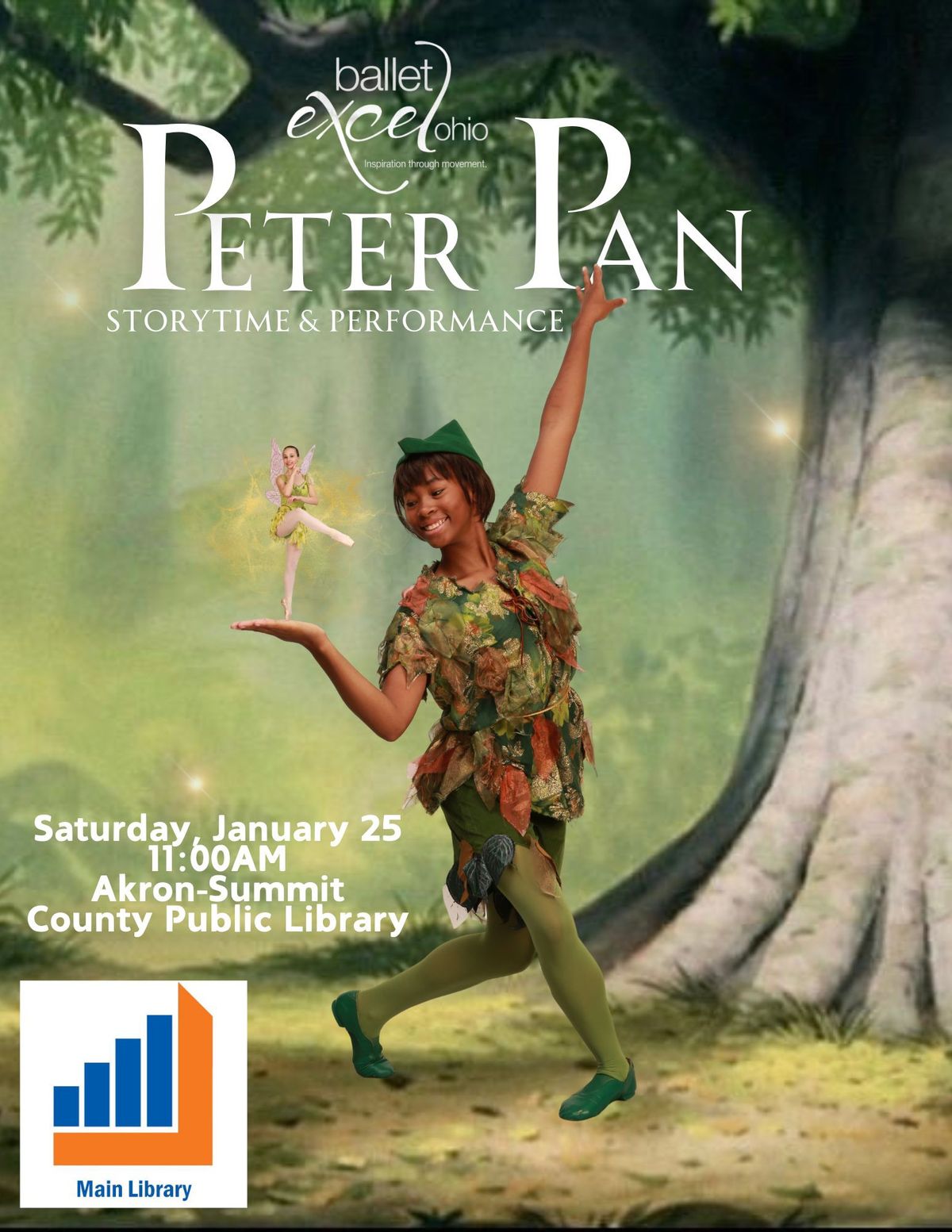 Ballet Excel Ohio presents Peter Pan Story Time