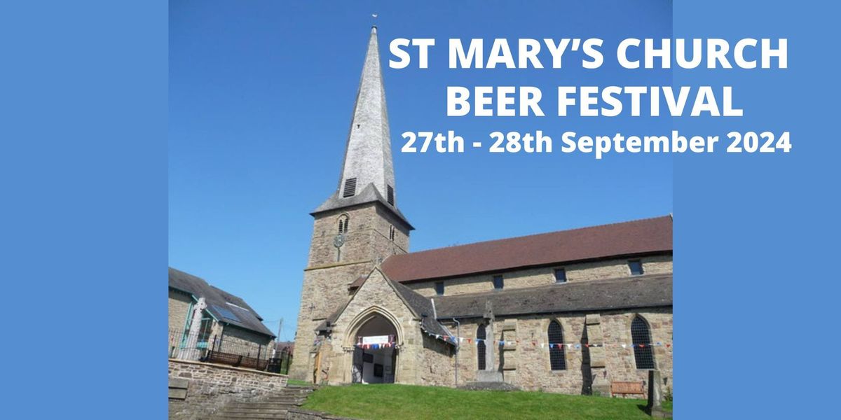 St Mary's Church Beer Festival 