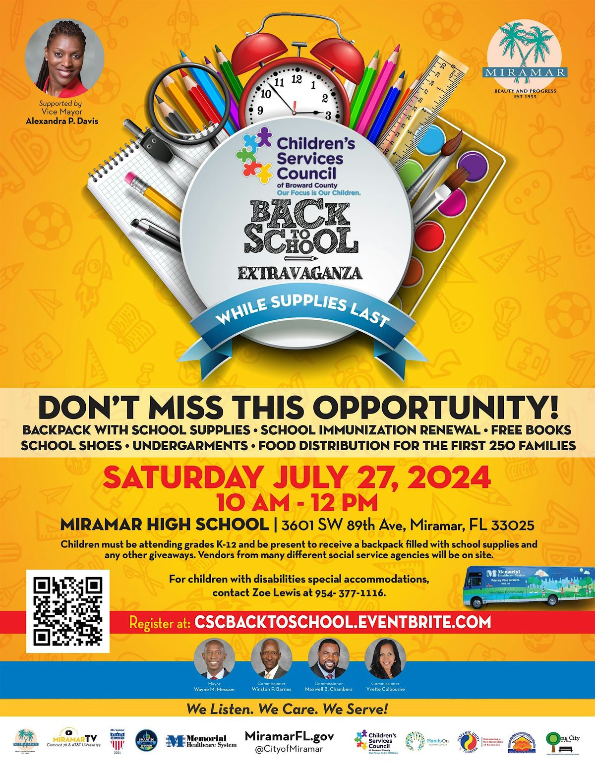 Children's Services Council Back to School Extravaganza
