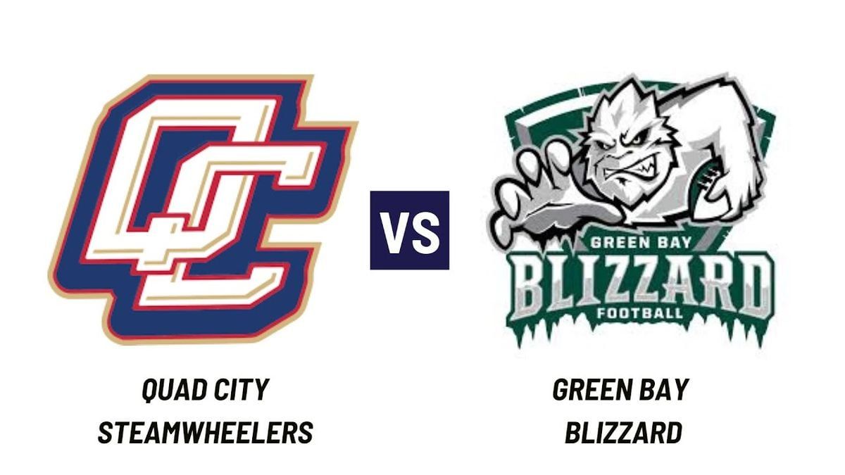 Green Bay Blizzard at Quad City Steamwheelers