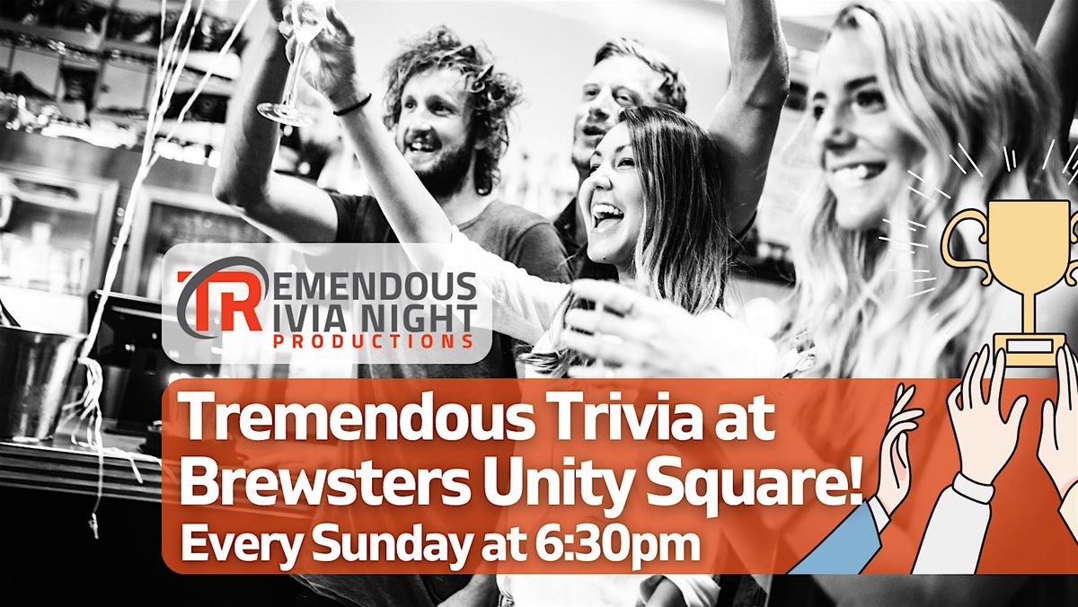 Edmonton Brewsters Unity Square Sunday Night Trivia!