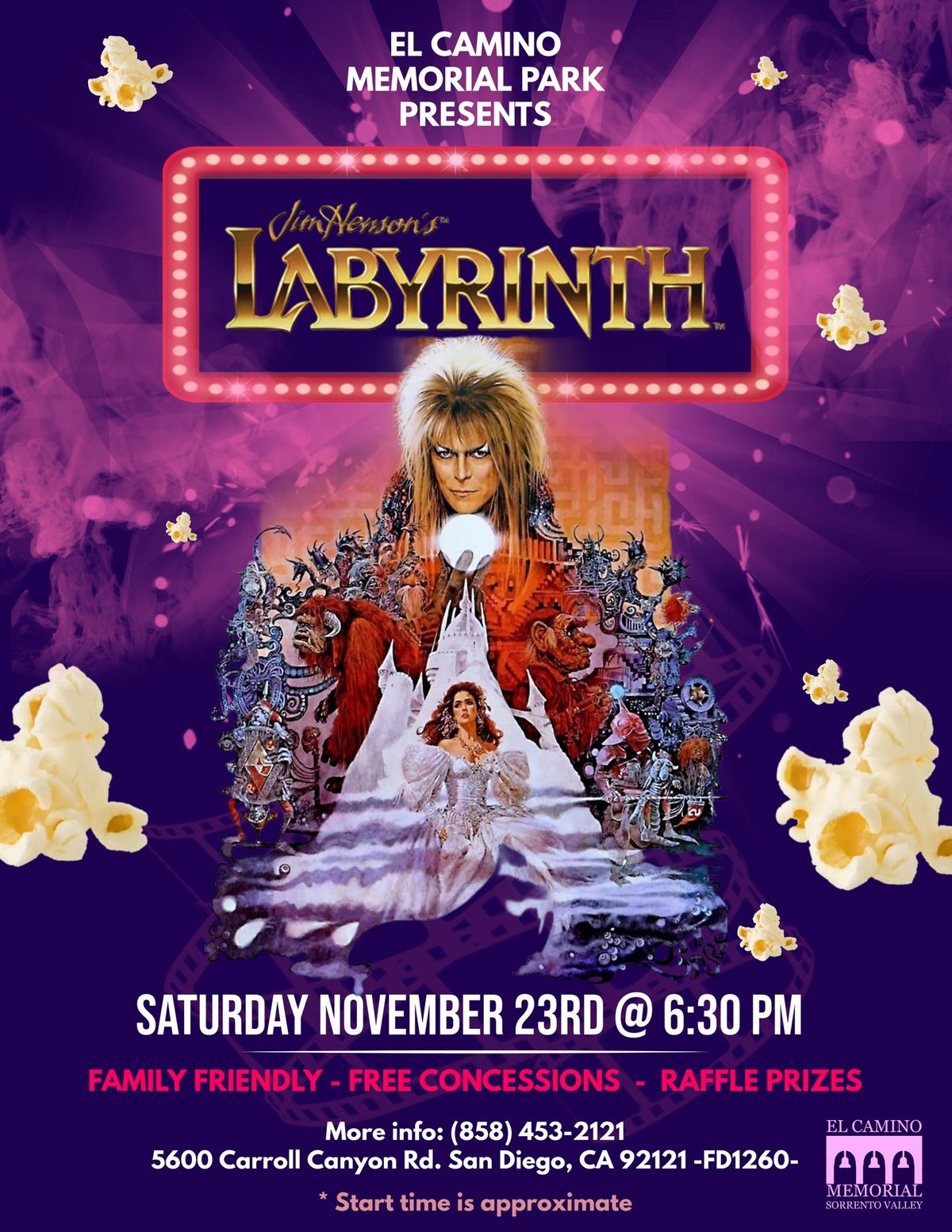 Movie in the Park: Jim Henson's Labyrinth