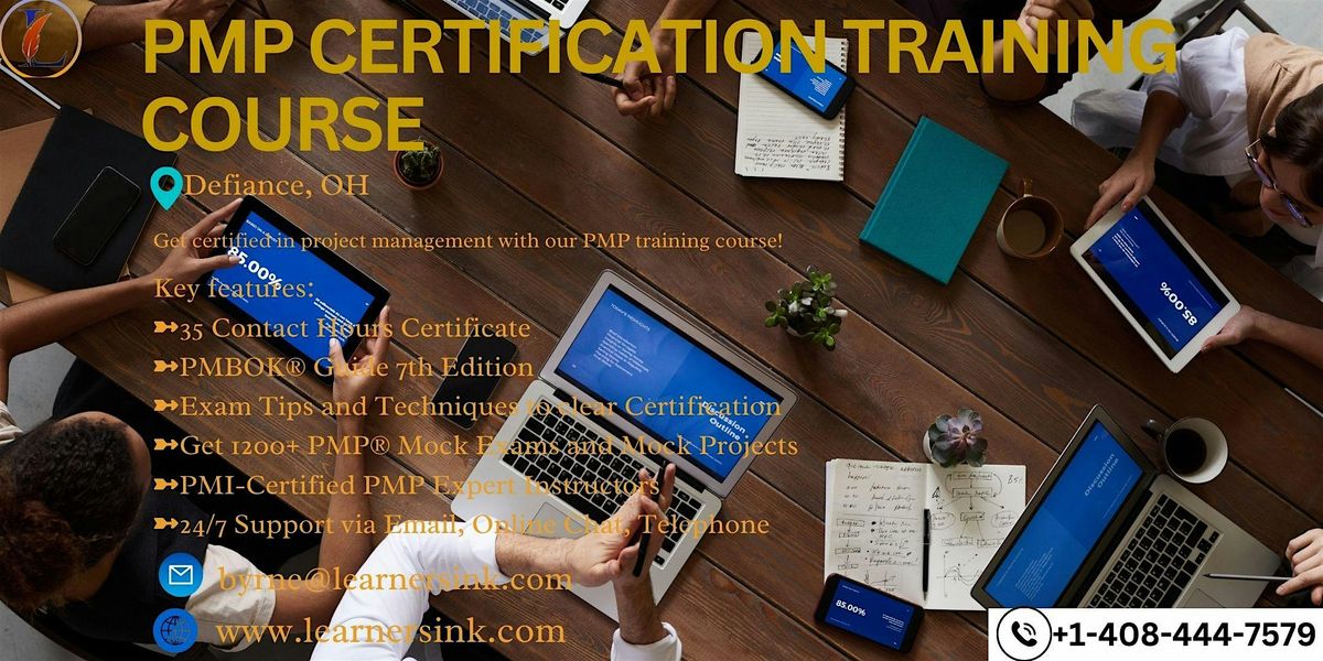 Increase your Profession with PMP Certification In Defiance, OH
