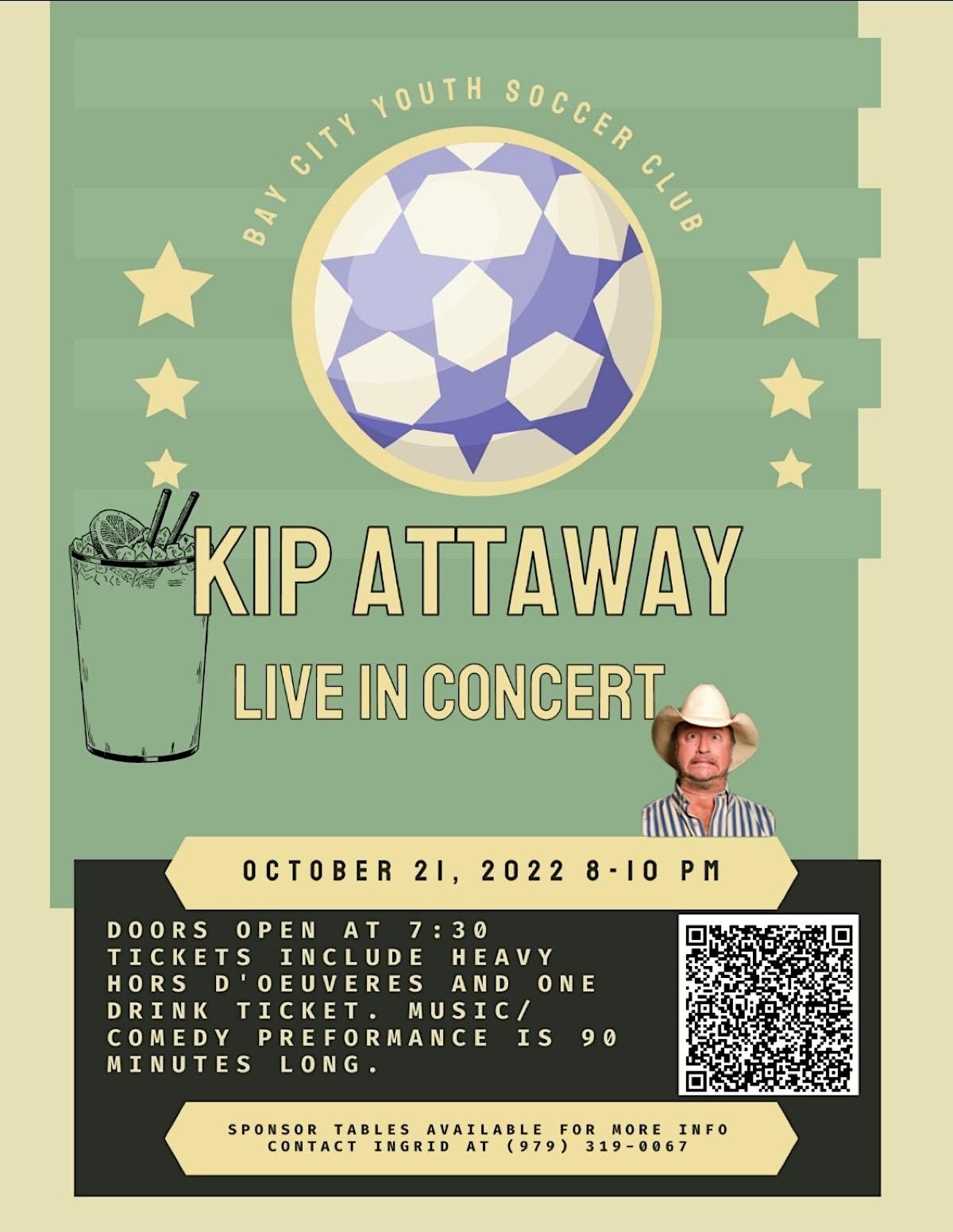 Kip Attaway Live in Concert- Bay City Youth Soccer Club Fundraiser