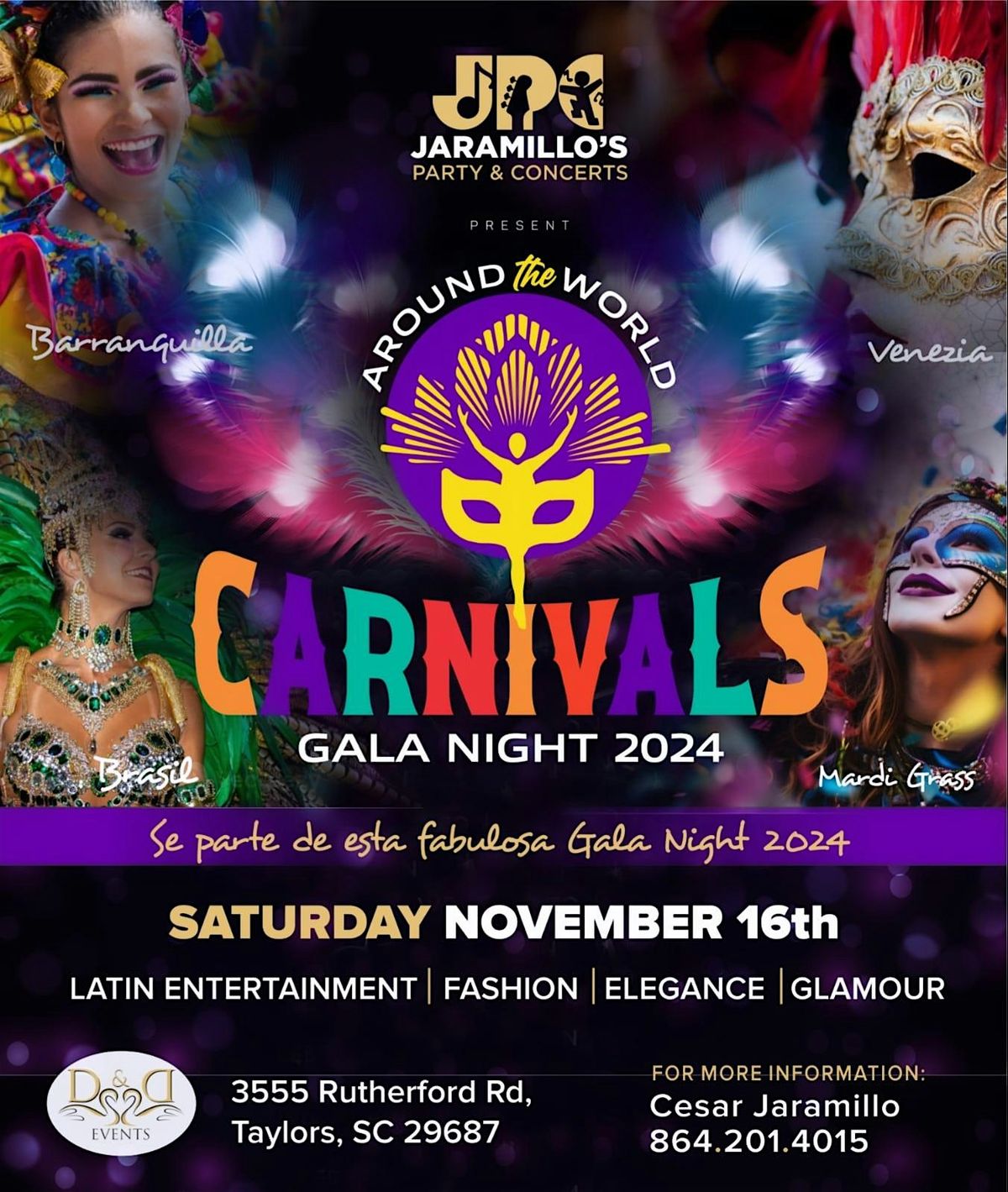 Around the World Carnival Gala Night