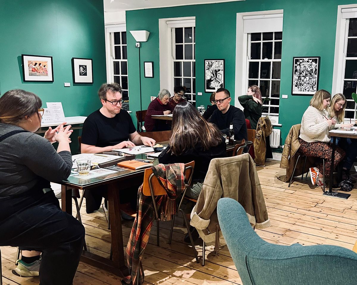 December's Letchworth Late: Drink & Draw with Alexa Loy