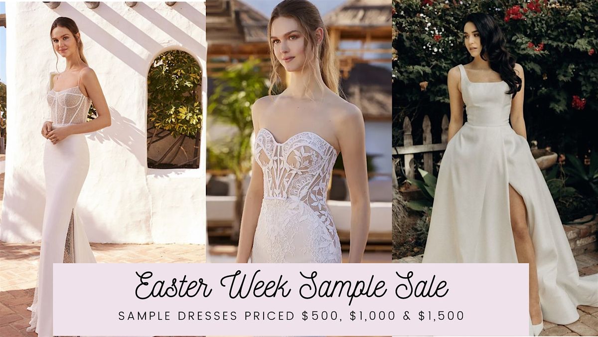 Easter Week Sample Sale Savvy Bride Boutique