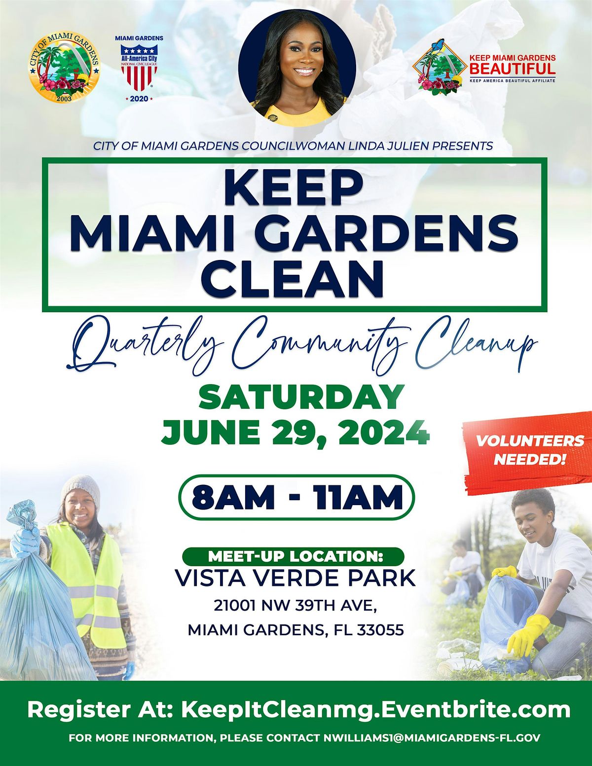Keep Miami Gardens Clean: Quarterly Community Cleanup