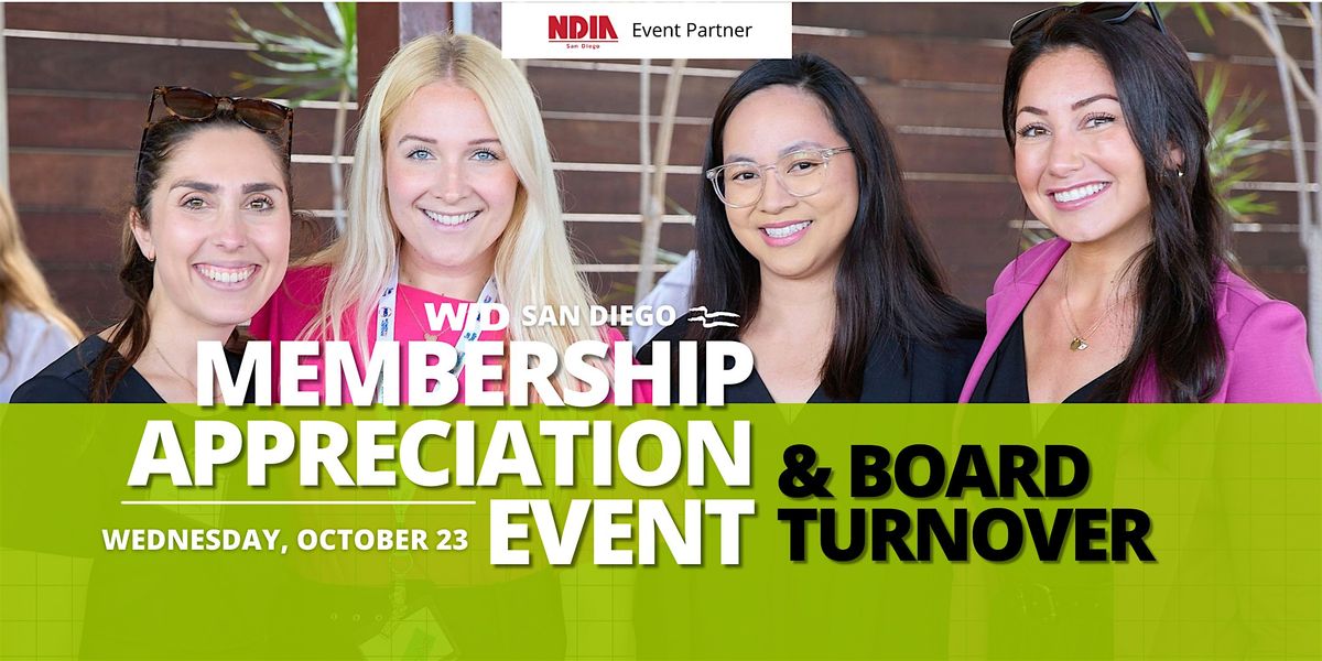 WID Member Appreciation Event & Board Turnover