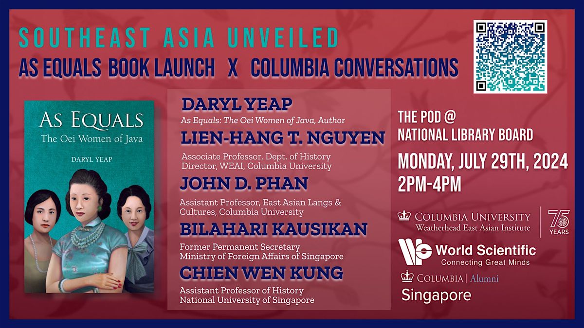 As Equals Book Launch X Columbia Conversations