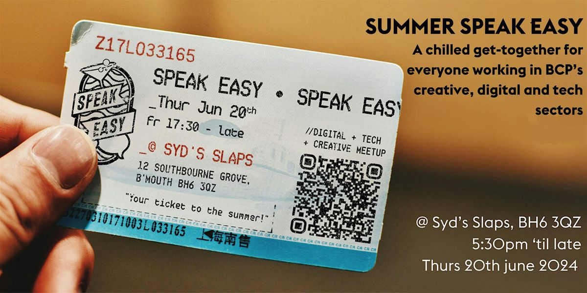 \u26bd Summer Speak Easy Networking