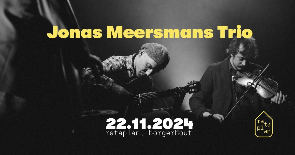 Jonas Meersmans Trio: Albumrelease Glassman