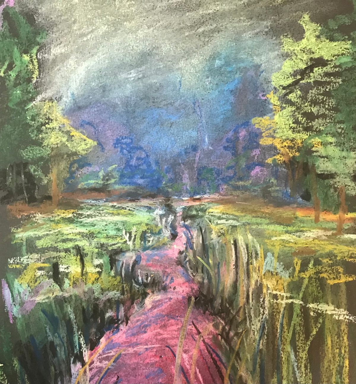 Chalk Pastel Drawing