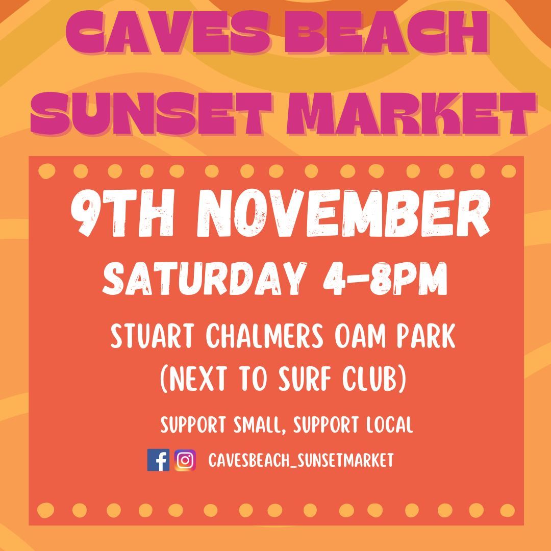 Caves Beach Sunset Market XMAS edition