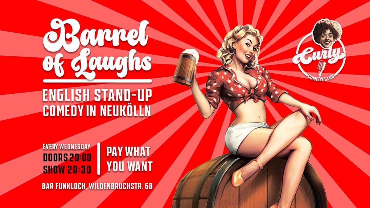 English stand-up: Barrel of laughs! 27.09.23