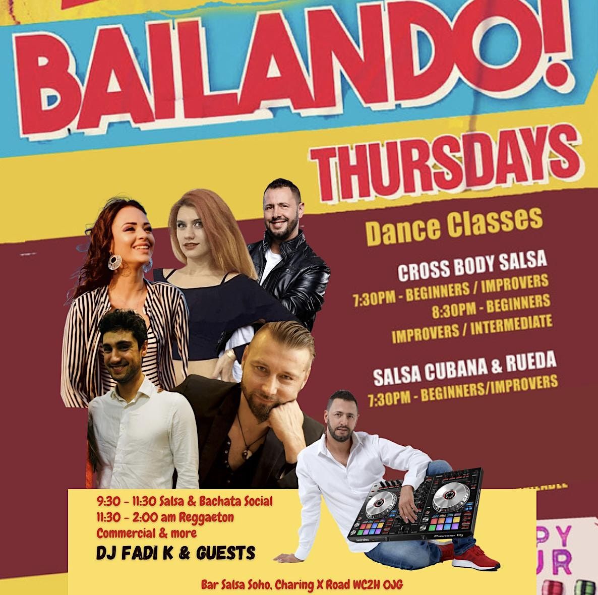 FREE Salsa Class & Free Entry Every Thursday in London's Famous Salsa Club