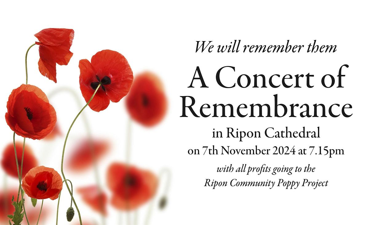 A Concert of Remembrance in Ripon Cathedral