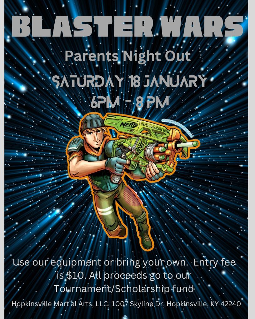 Blaster Wars Parents Night Out