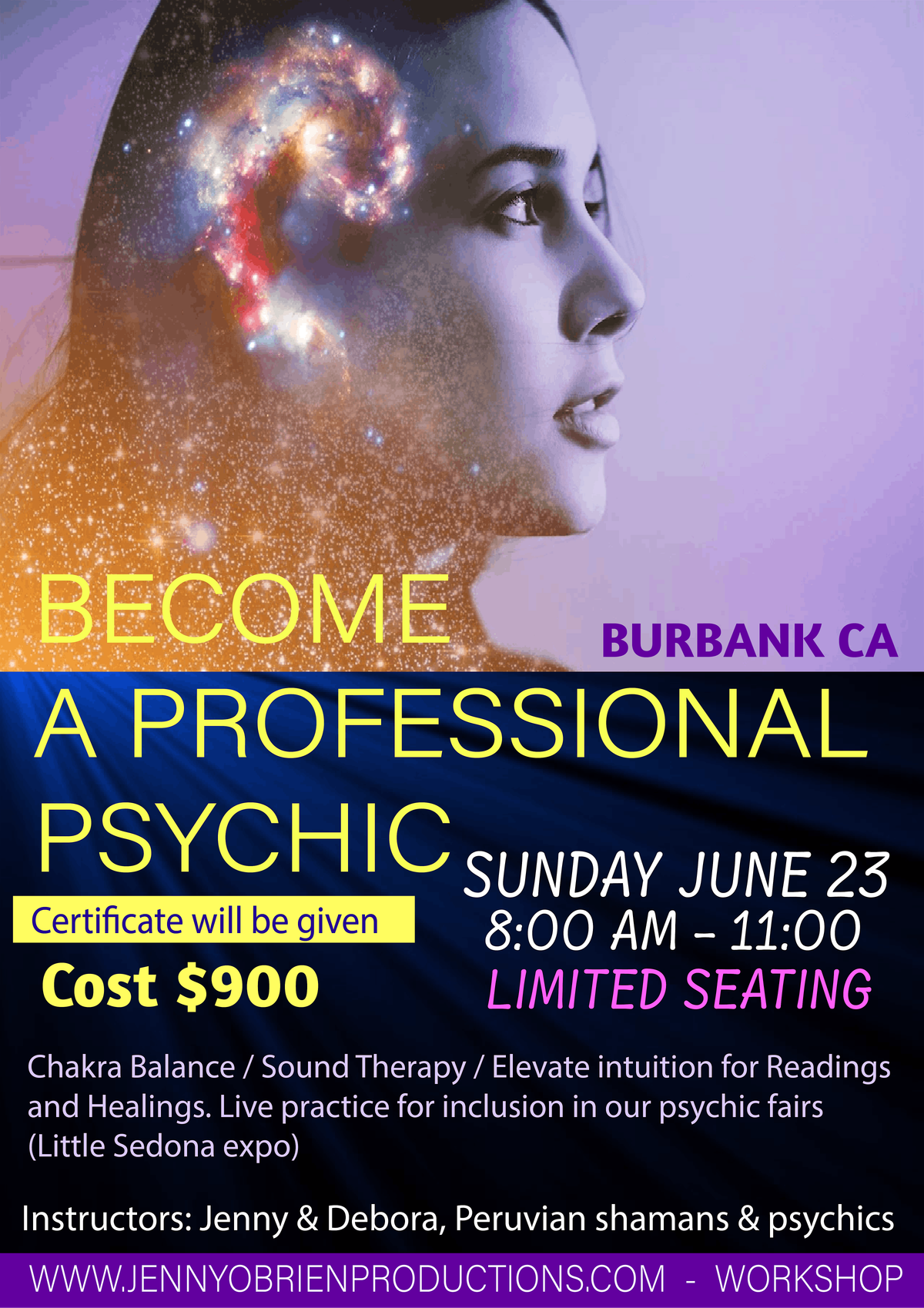 BURBANK- Workshop BECOME a professional Psychic