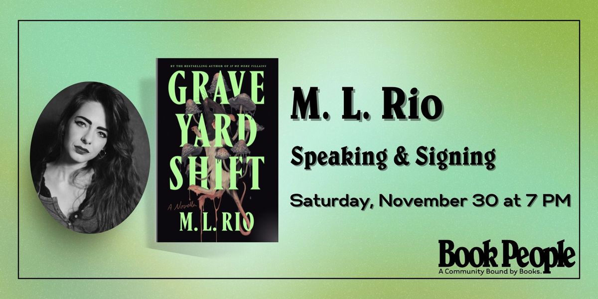 BookPeople Presents: An Evening with M.L. Rio