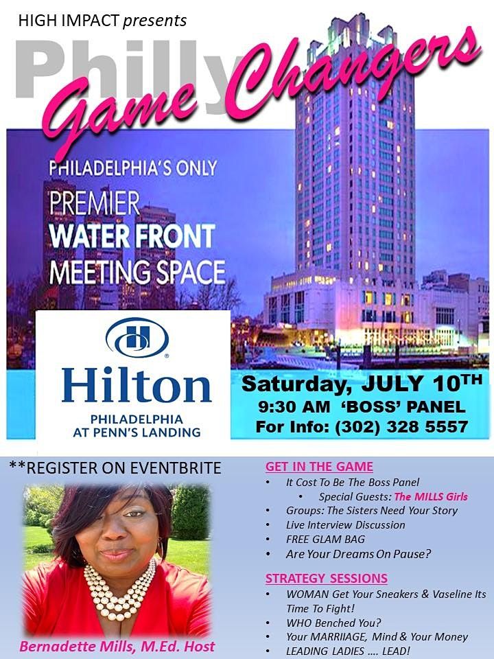 GAME CHANGERS PHILLY  is for those PREGNANT with PURPOSE, and ready to ACT!