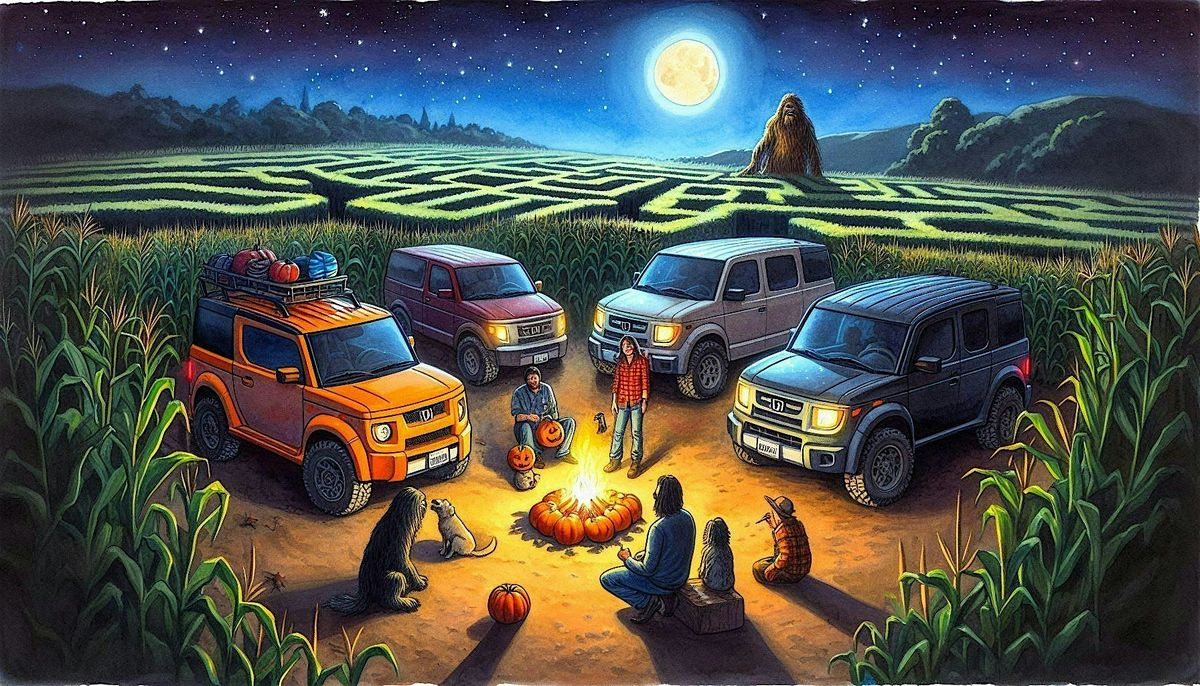 Honda Element Spooktacular Campout in Sonoma County