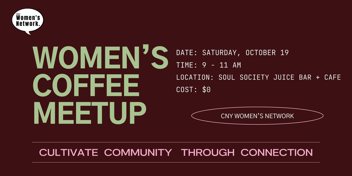 Women in Biz Coffee Meetup: October 2024