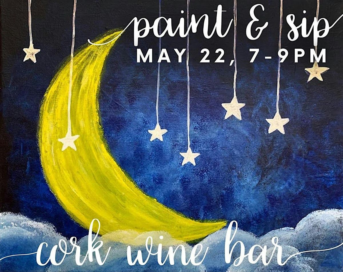 Sip & Paint "Starry Night" at Cork Wine Bar