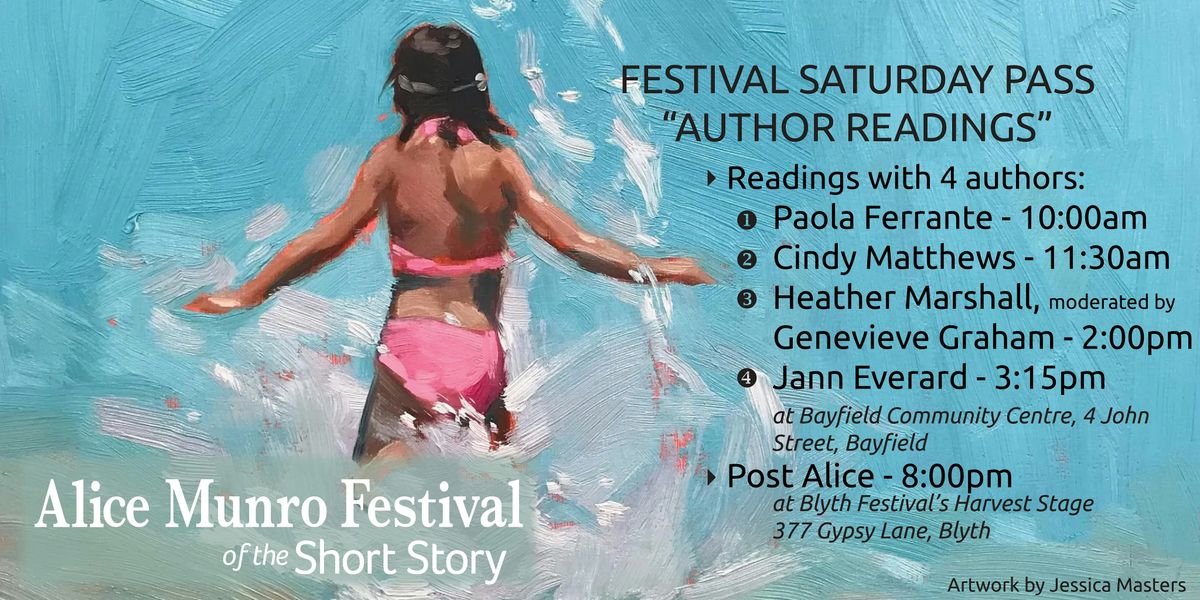 Festival Saturday Pass (Author Readings) 2024