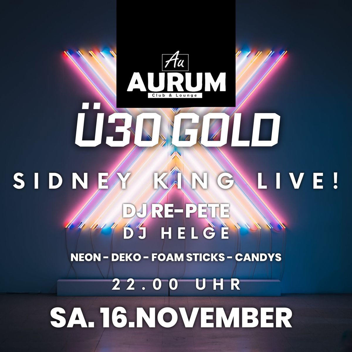 \u00dc30 Gold -Sidney King Live!