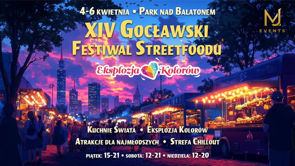 "XIV Goc\u0142awski Festiwal Streetfoodu x Eksplozja Kolor\u00f3w"