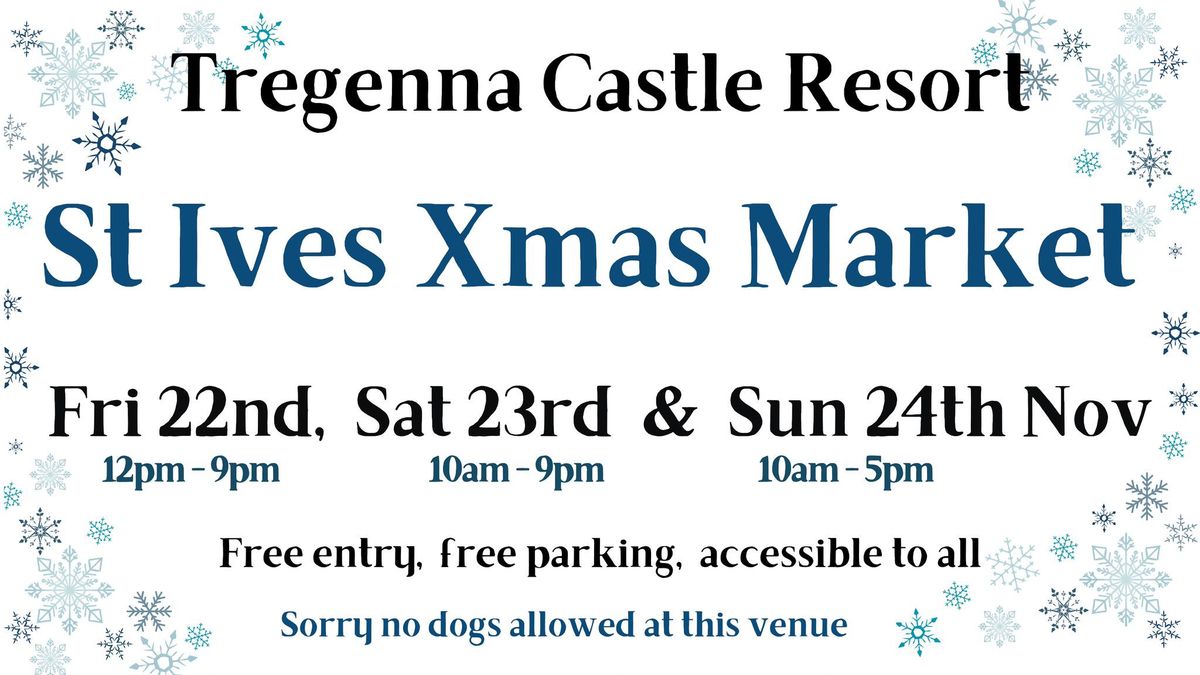 St Ives Christmas market at Tregenna Castle 