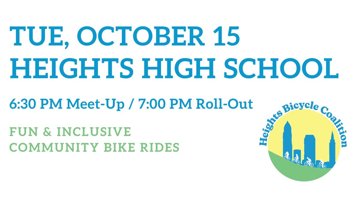 HBC Tuesday Night Ride: Cleveland Heights High School