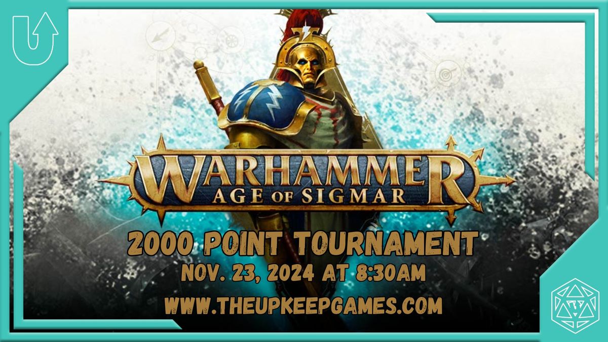 Age of Sigmar 2000 Point Tournament