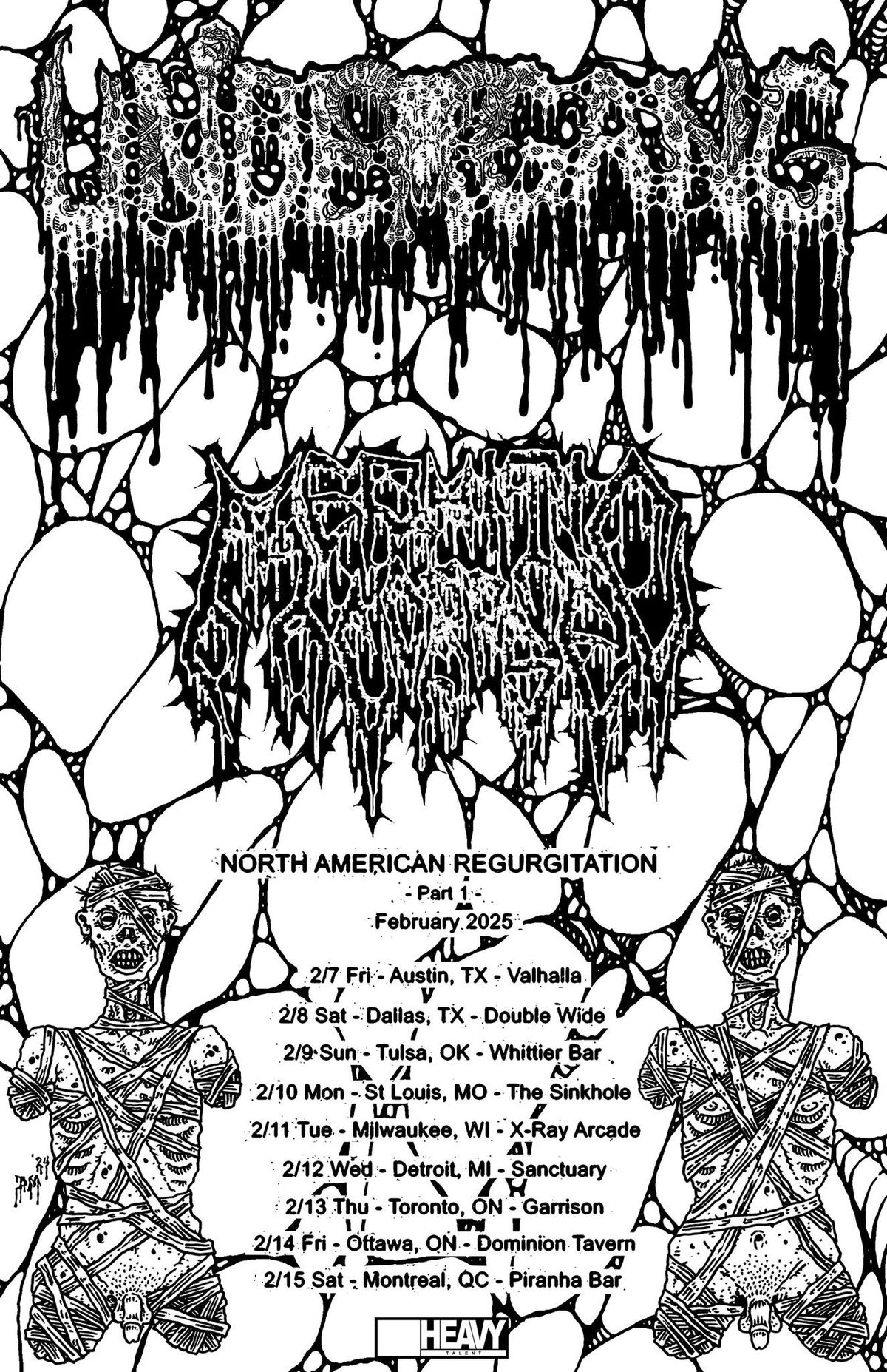 Friday Feb 7 Undergang, Mephitic Corpse, Left To Rot