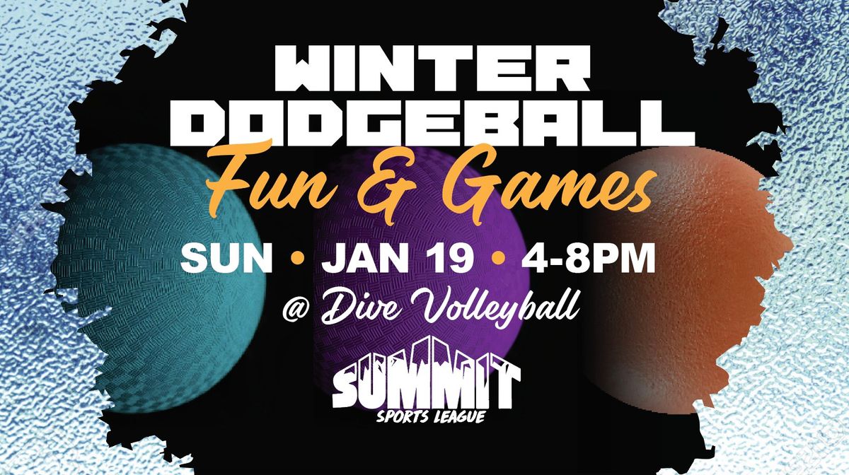 Winter Dodgeball FUN & GAMES