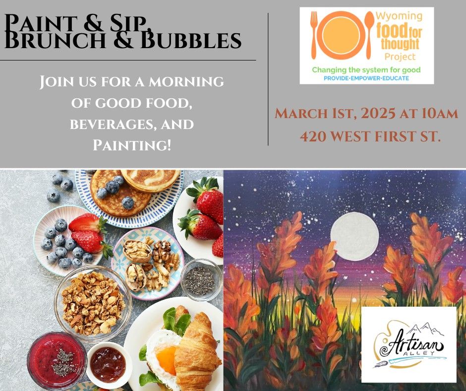 Paint & Sip, Brunch & Bubbles Fundraiser